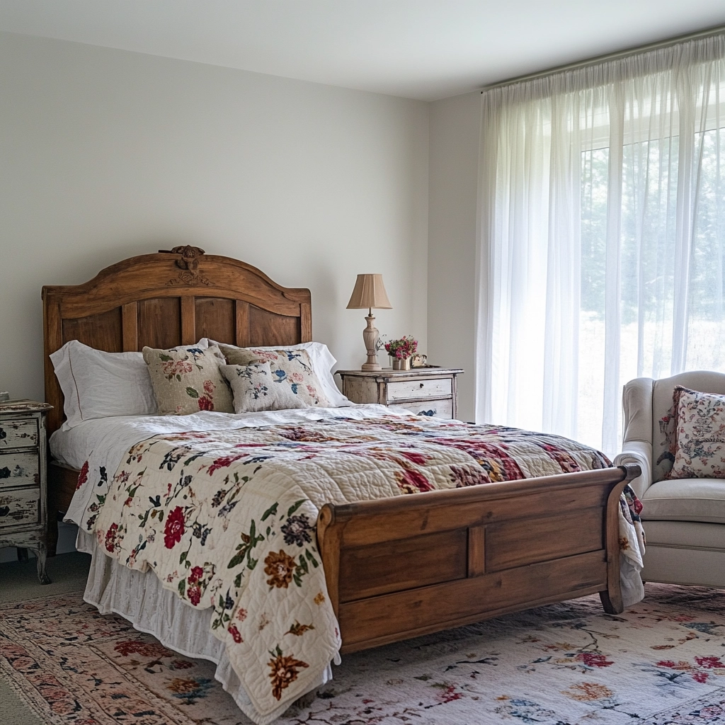 antique farmhouse bedroom 1