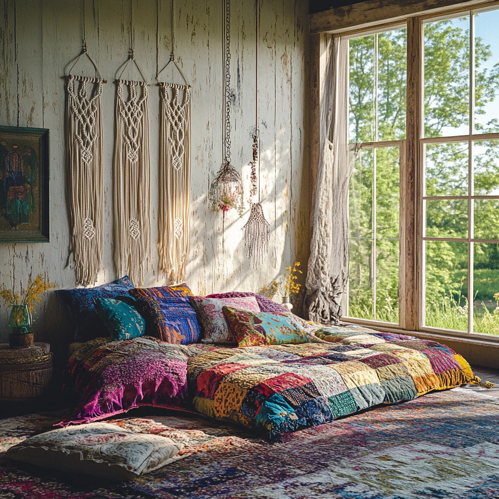 antique farmhouse bedroom 19