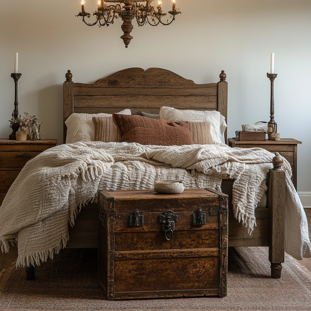 antique farmhouse bedroom 30