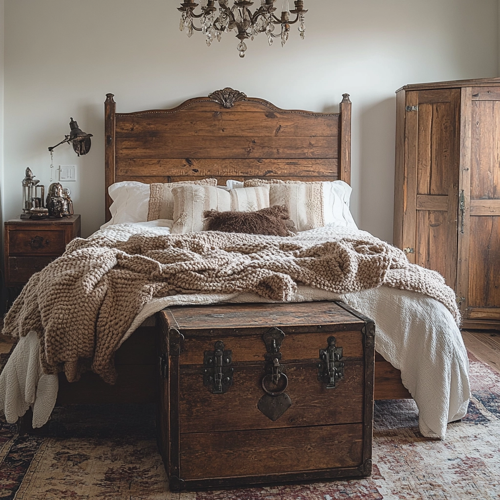 antique farmhouse bedroom 31
