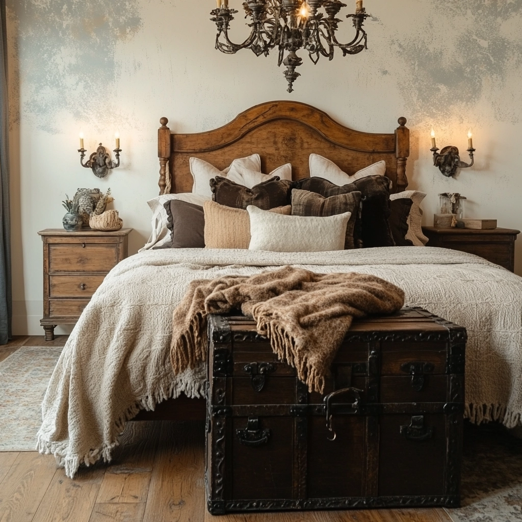 antique farmhouse bedroom 32