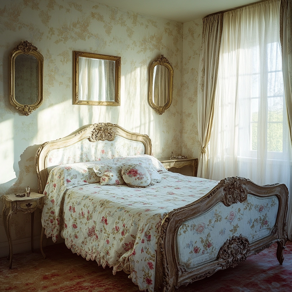 antique farmhouse bedroom 33