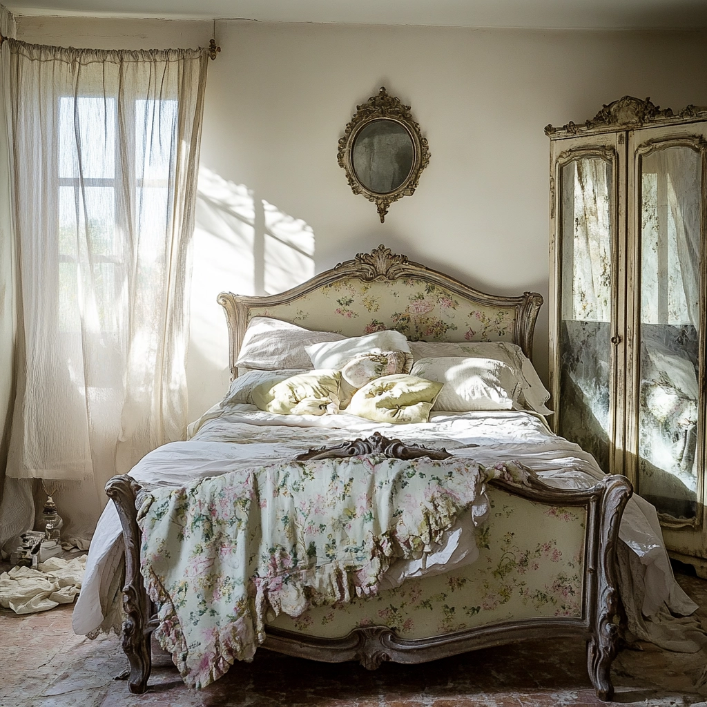 antique farmhouse bedroom 34