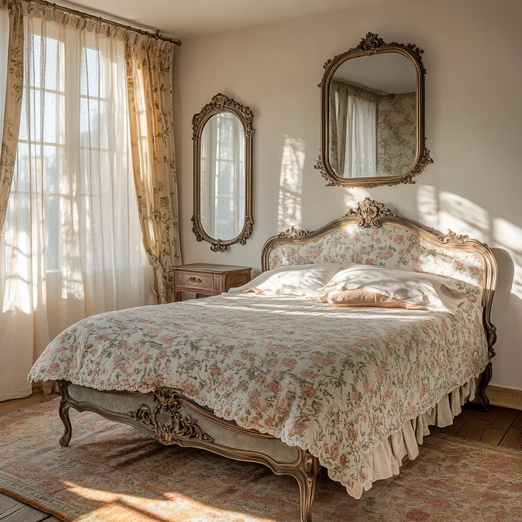 antique farmhouse bedroom 35