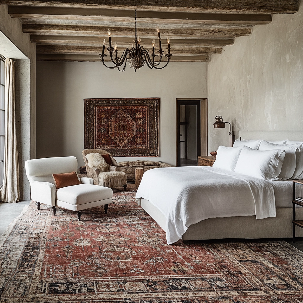 antique farmhouse bedroom 37