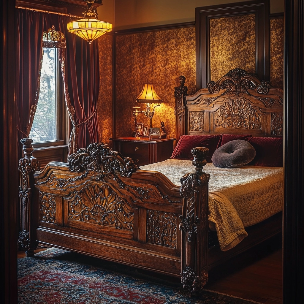 antique farmhouse bedroom 45