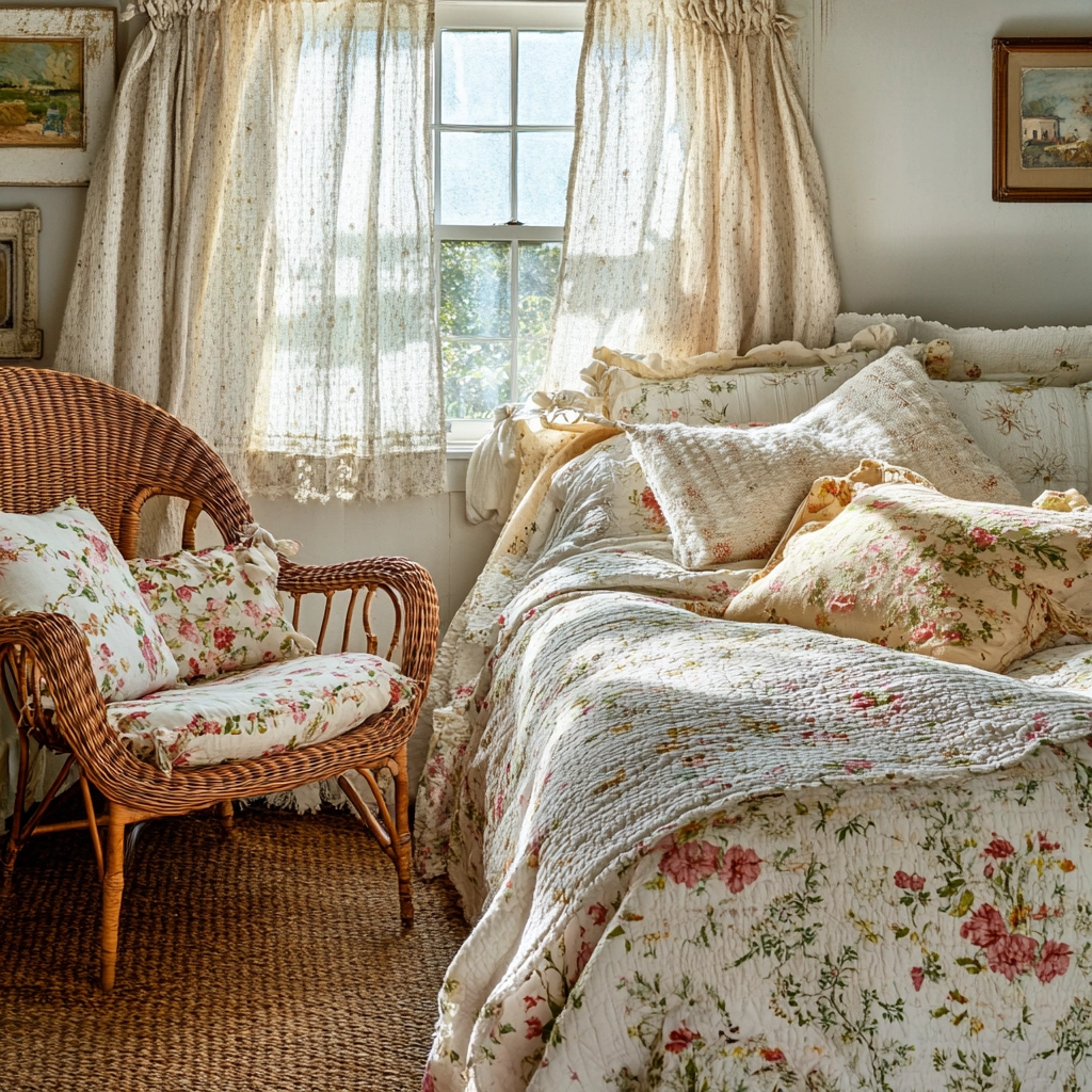 antique farmhouse bedroom 55