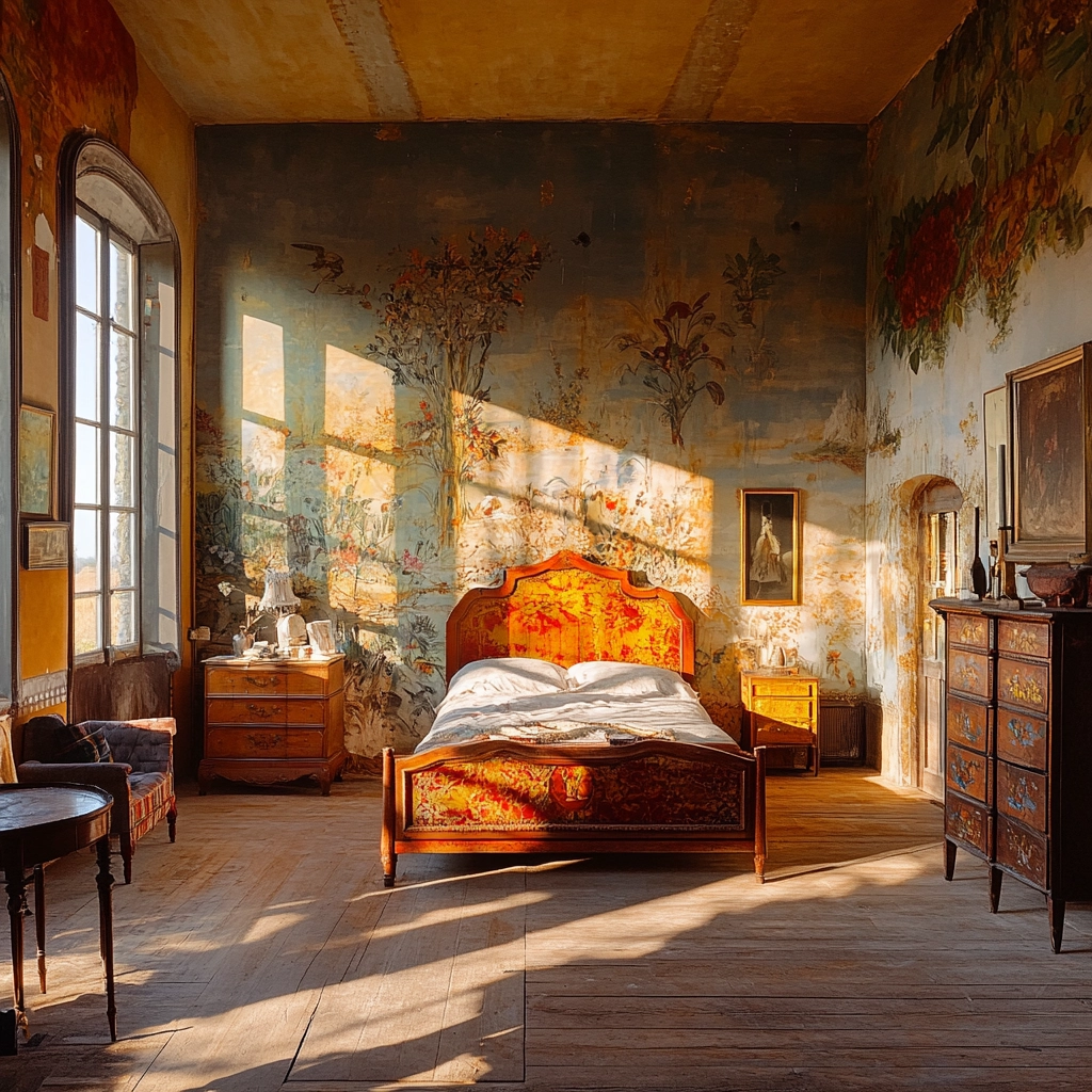 antique farmhouse bedroom 62