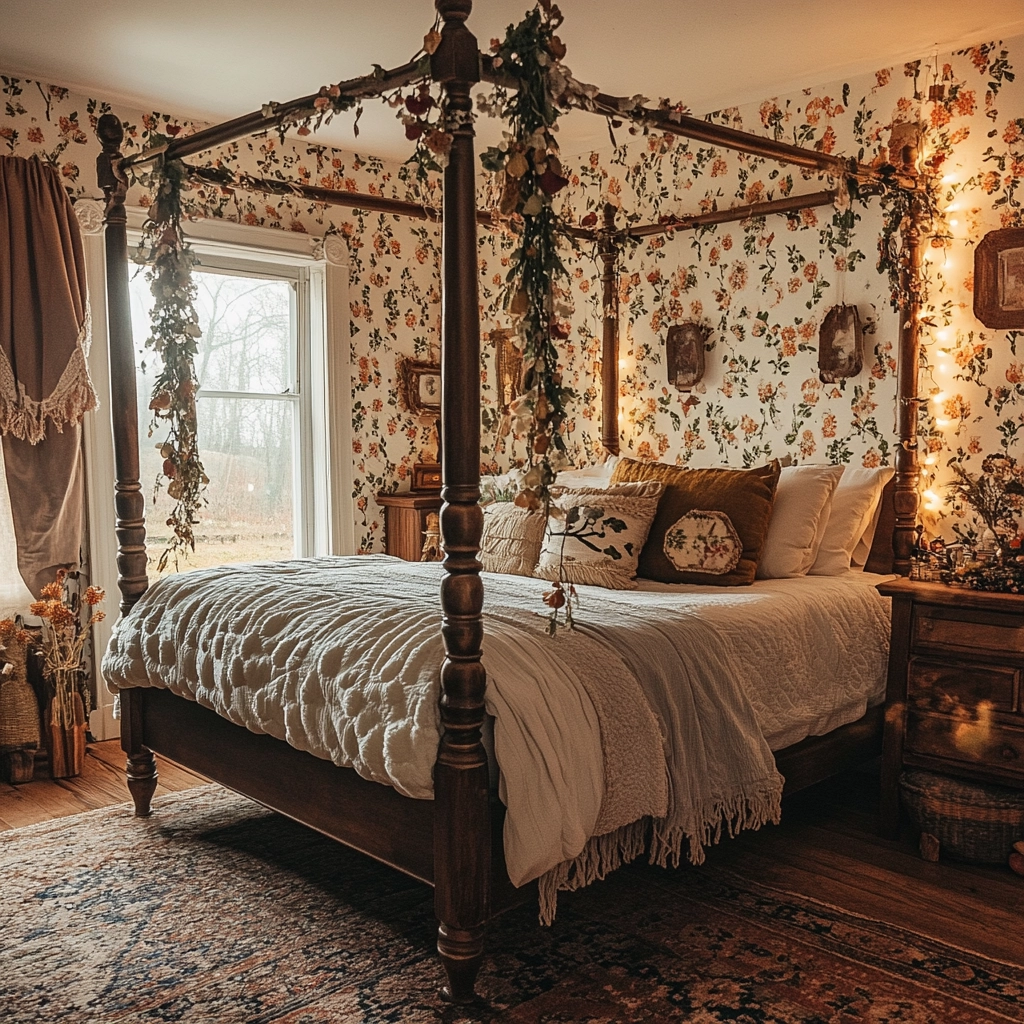 antique farmhouse bedroom 79