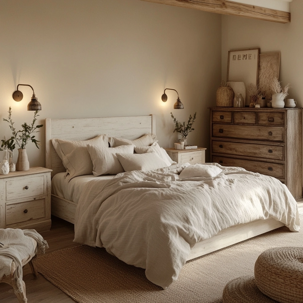 antique farmhouse bedroom 8