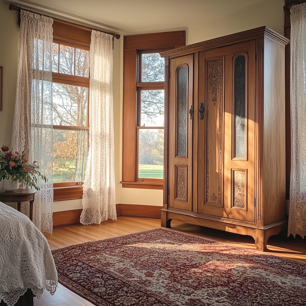 antique farmhouse bedroom 9