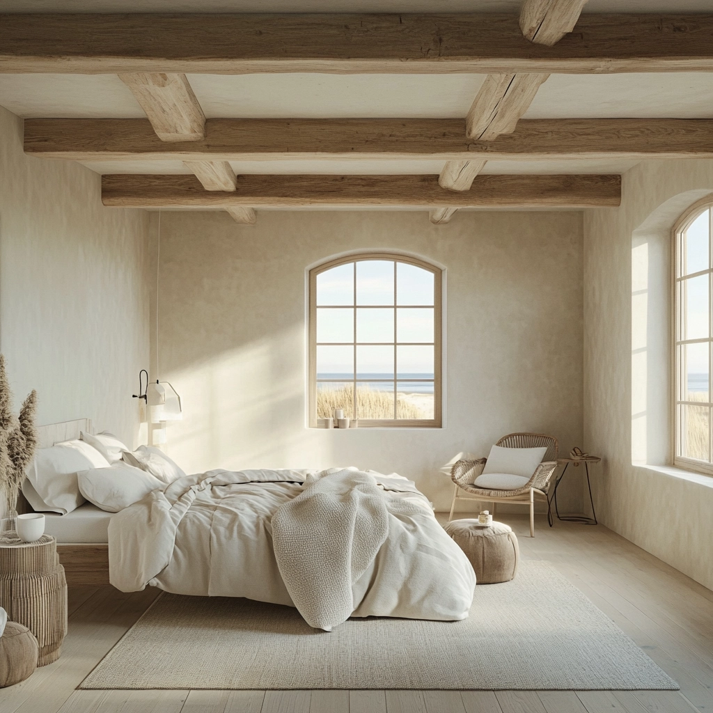 beachy farmhouse bedroom 12