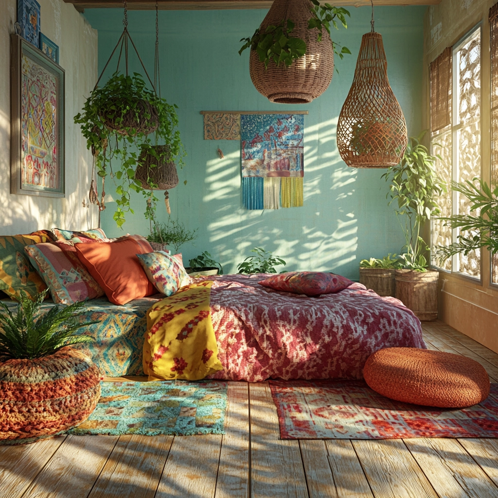 beachy farmhouse bedroom 15