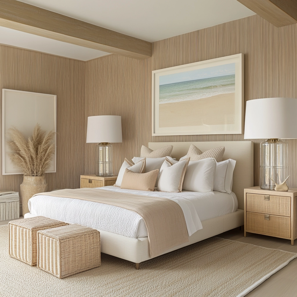 beachy farmhouse bedroom 19