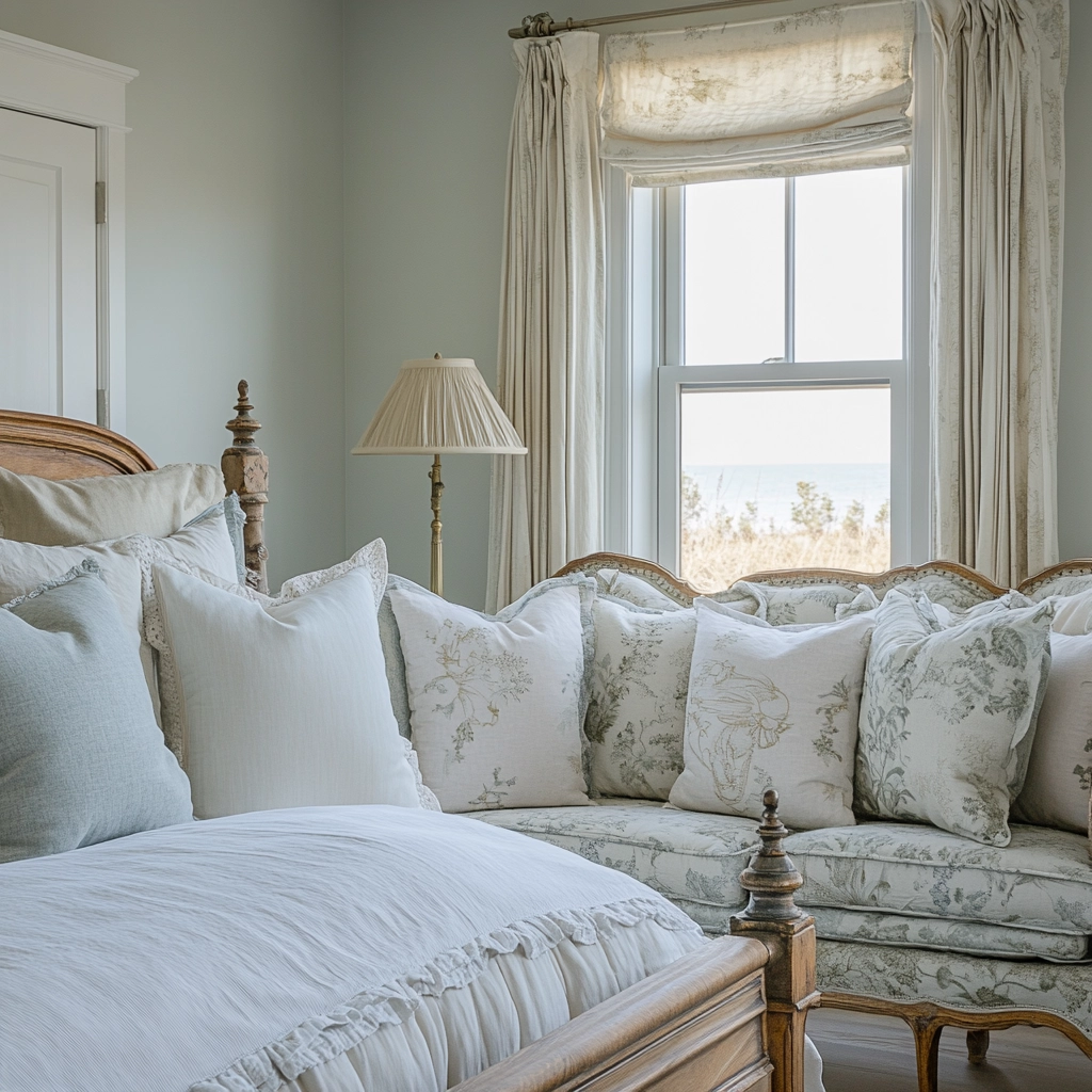 beachy farmhouse bedroom 23