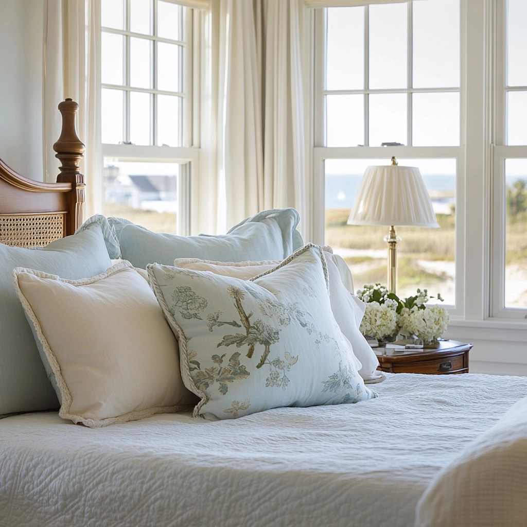 beachy farmhouse bedroom 24