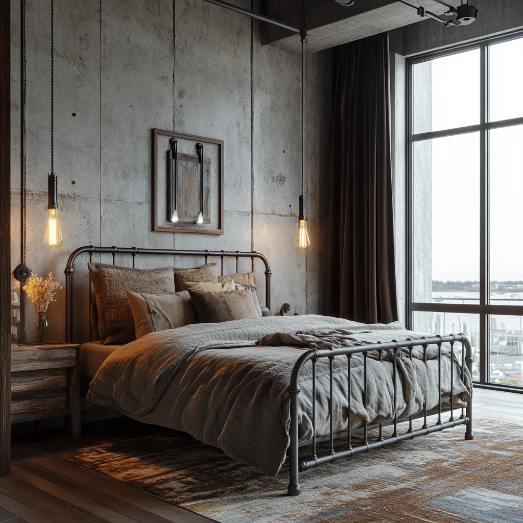 beachy farmhouse bedroom 33