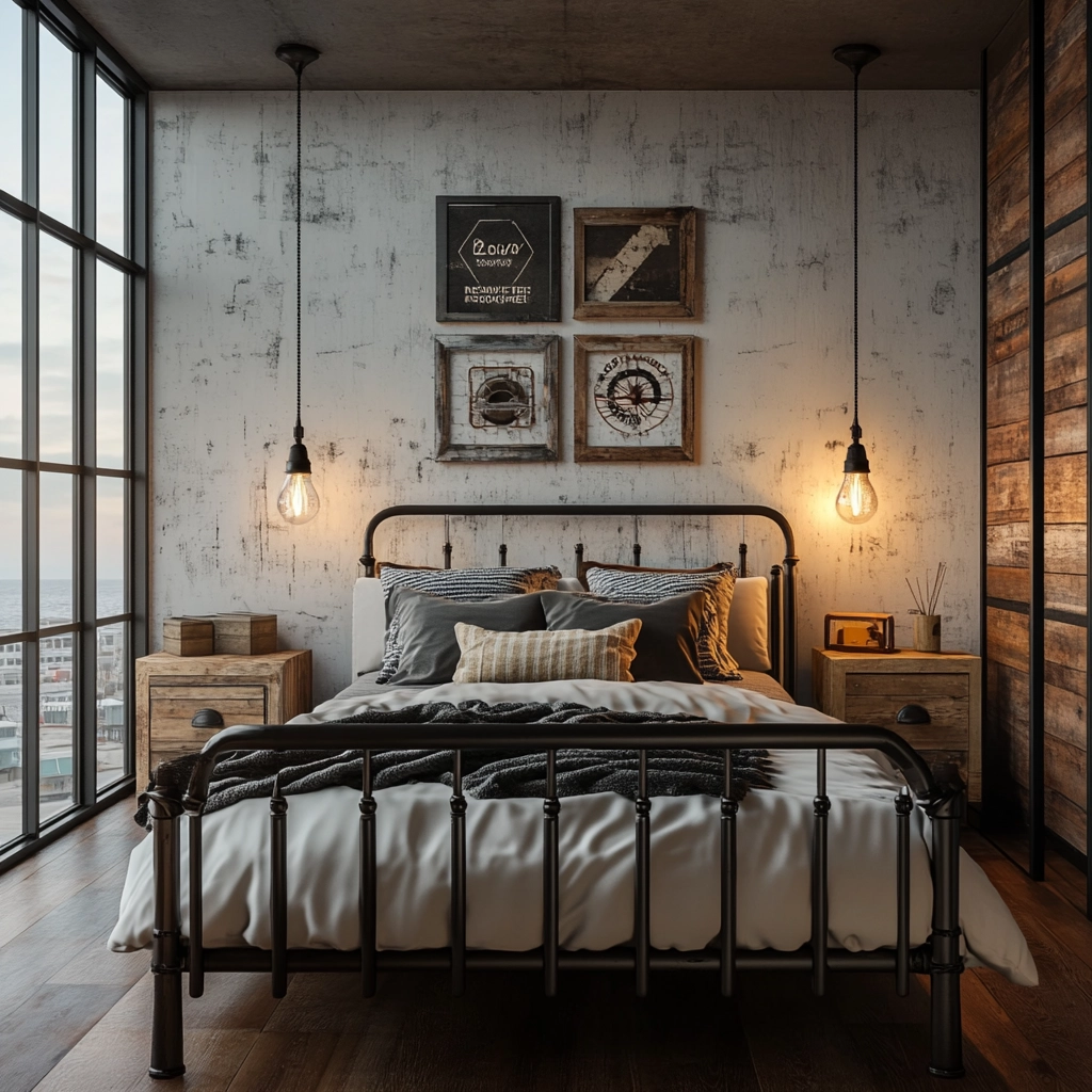 beachy farmhouse bedroom 34