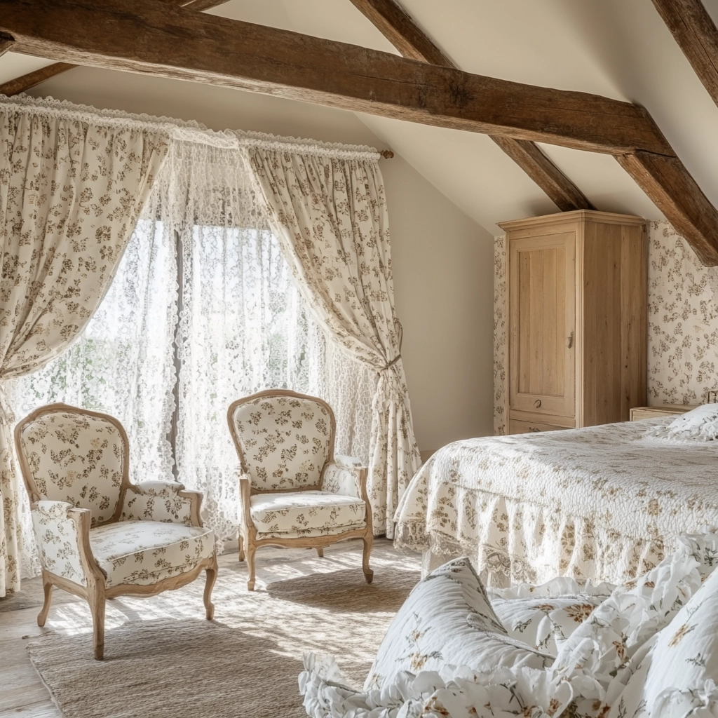 beachy farmhouse bedroom 38