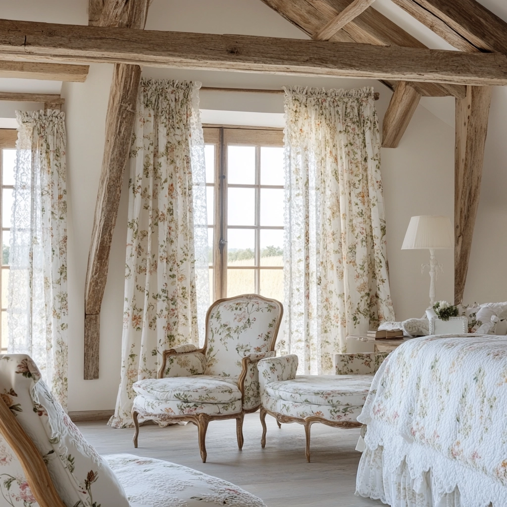 beachy farmhouse bedroom 39