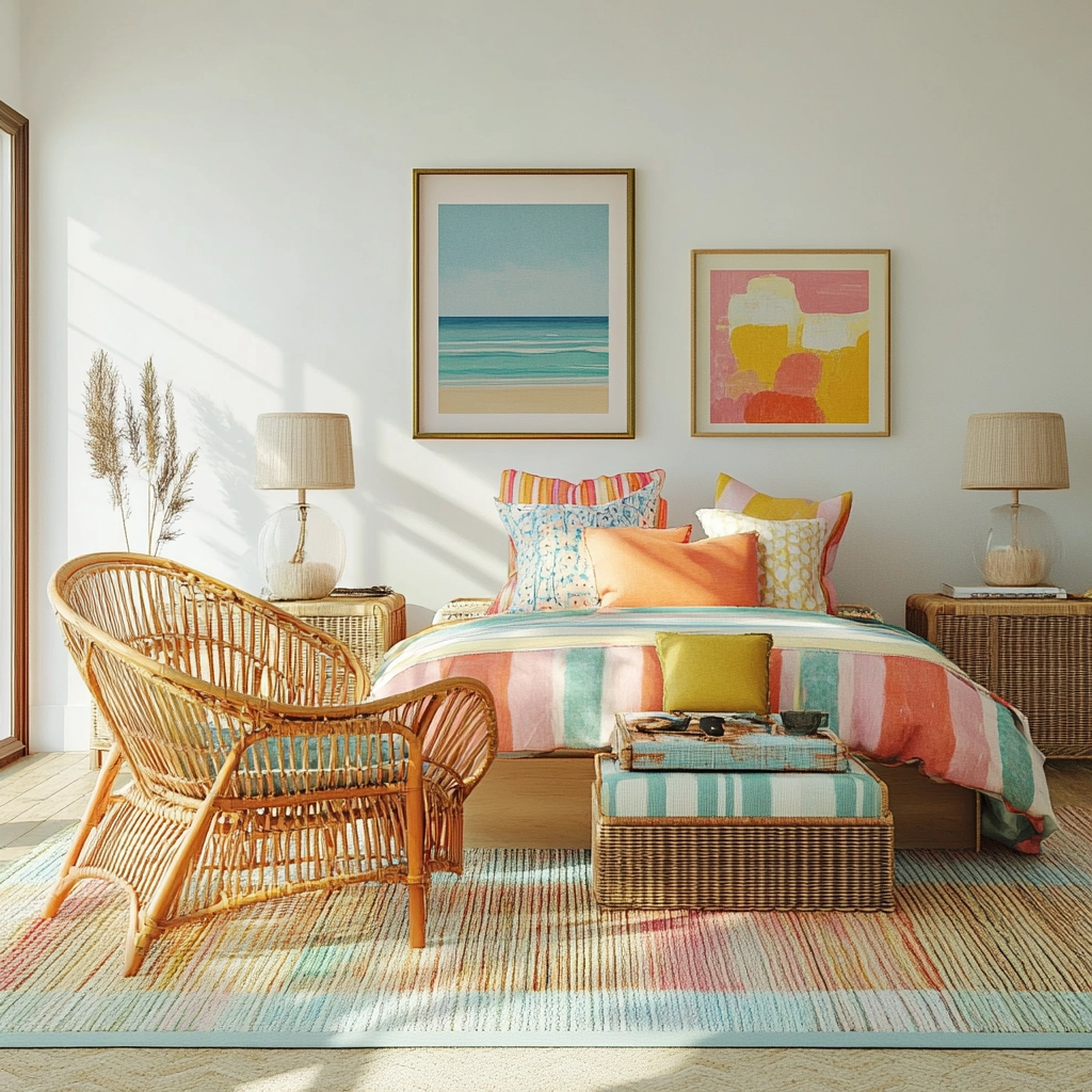 beachy farmhouse bedroom 42