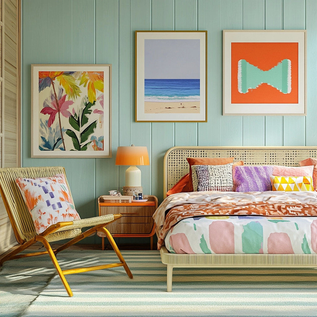 beachy farmhouse bedroom 44