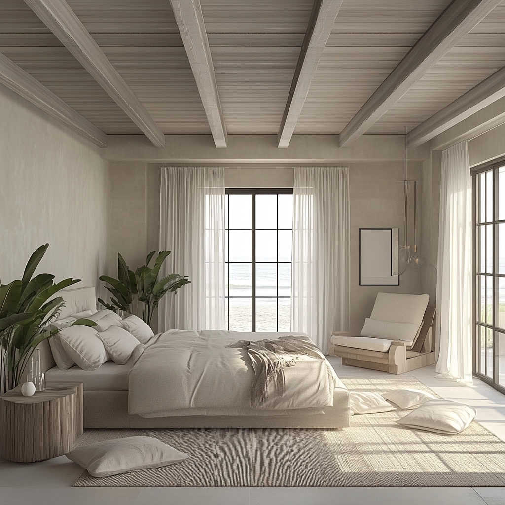 beachy farmhouse bedroom 49