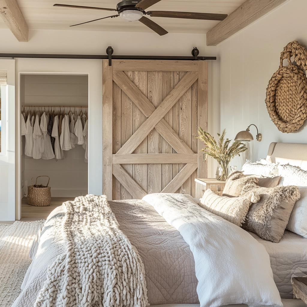 beachy farmhouse bedroom 59