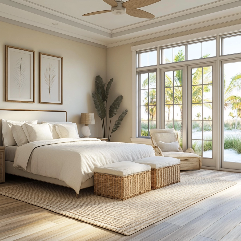 beachy farmhouse bedroom 68