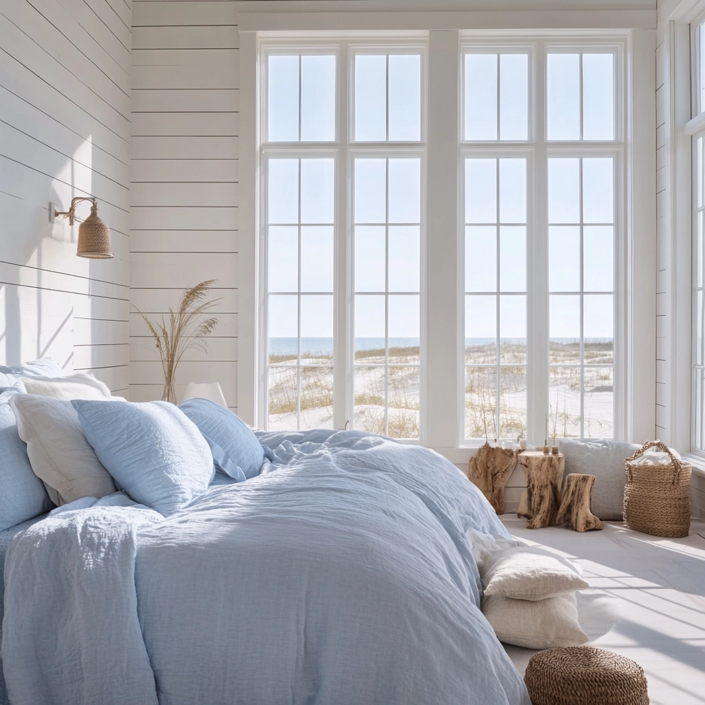 beachy farmhouse bedroom 74