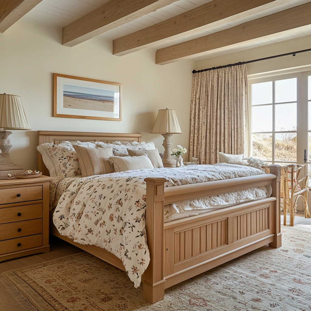 beachy farmhouse bedroom 78