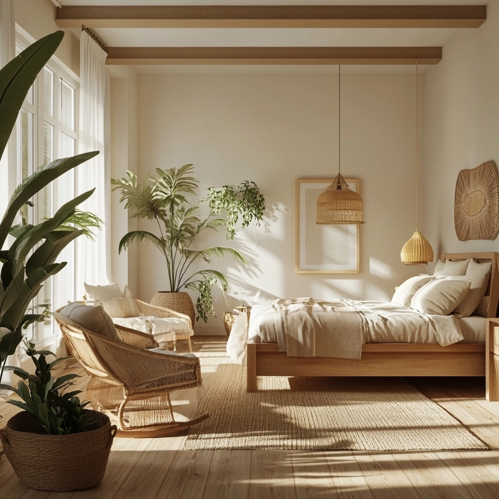 bedroom farmhouse modern 73