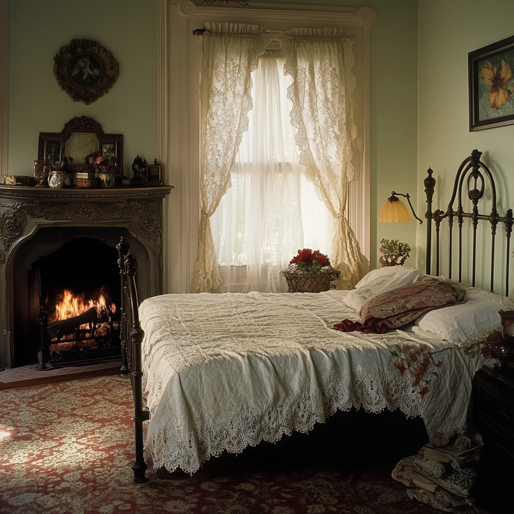 bedroom ideas country farmhouse 32
