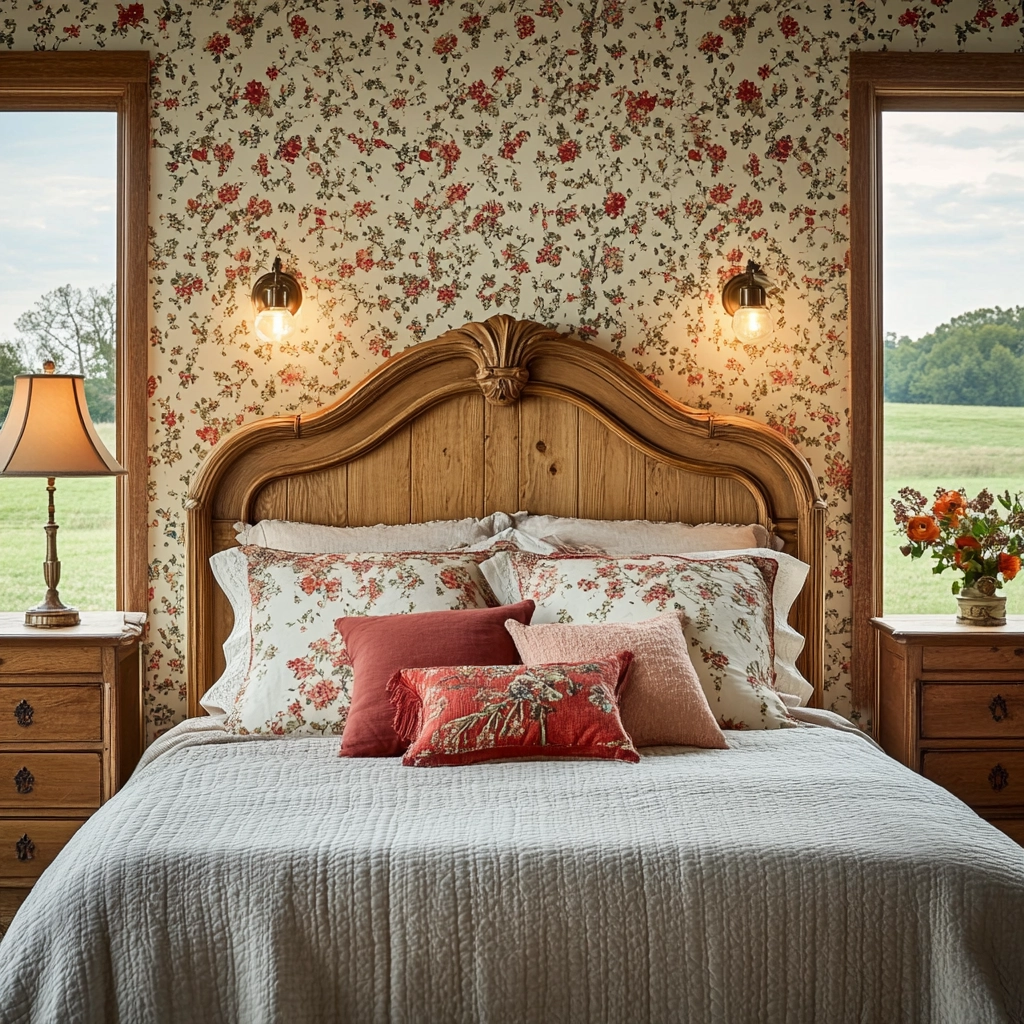 bedroom ideas country farmhouse 58