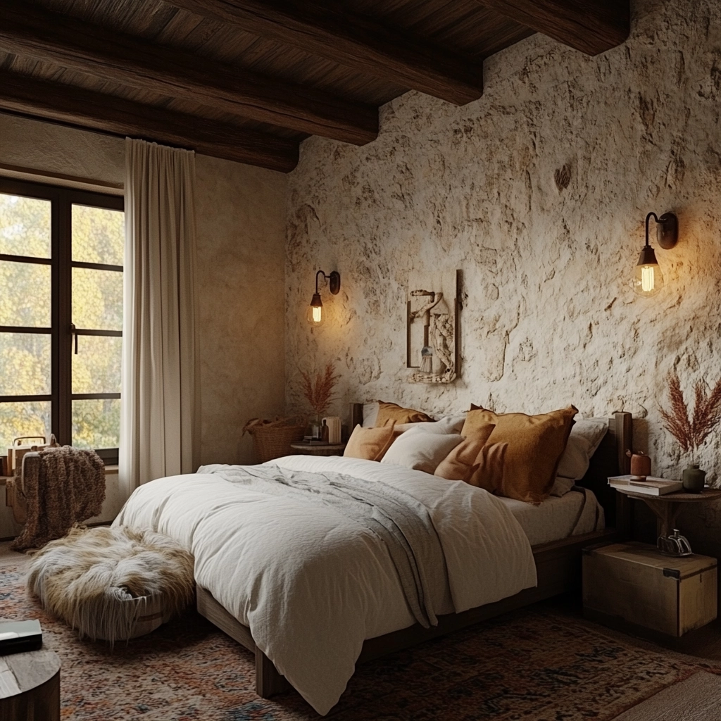 bedroom ideas country farmhouse 79