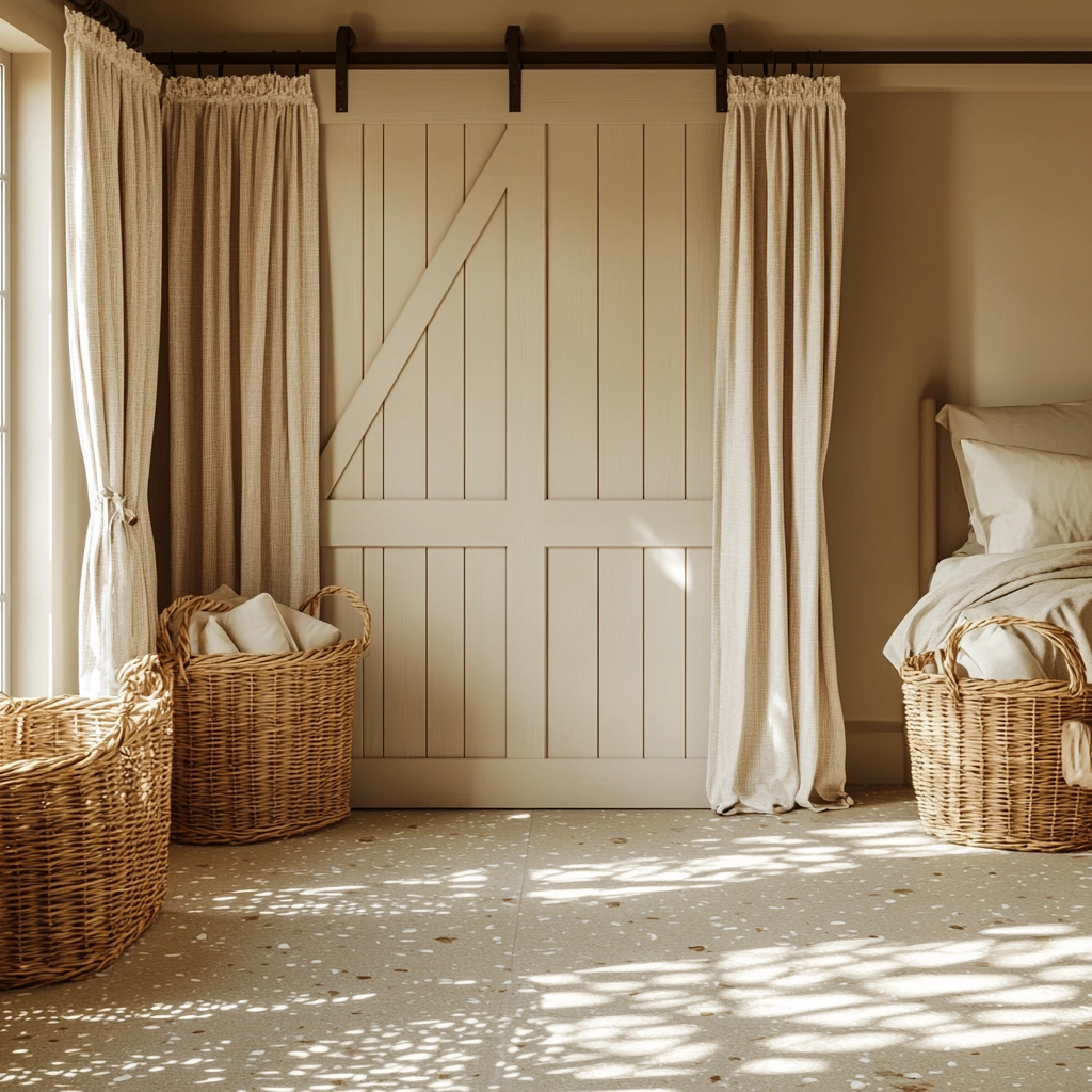beige farmhouse bedroom 11