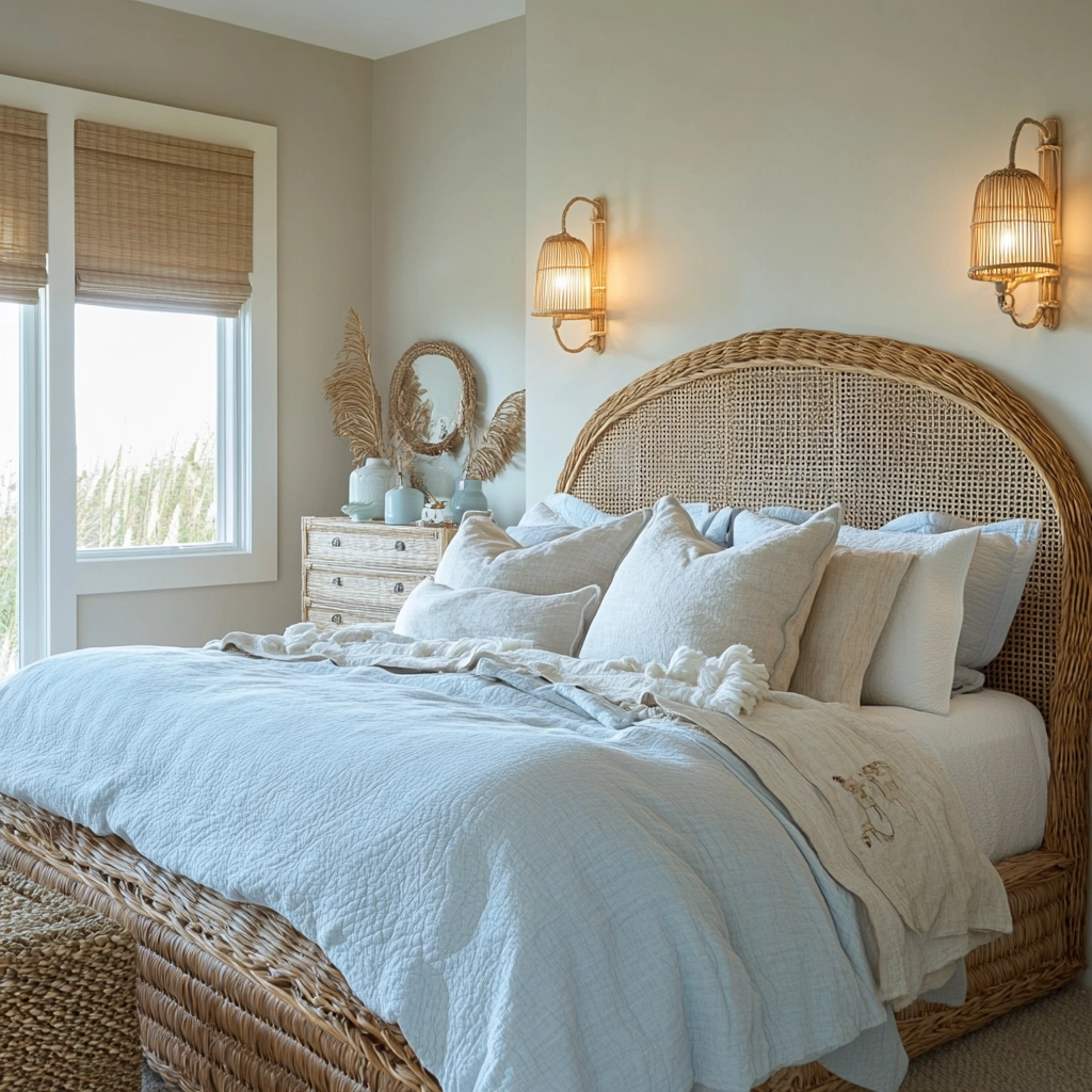 beige farmhouse bedroom 28