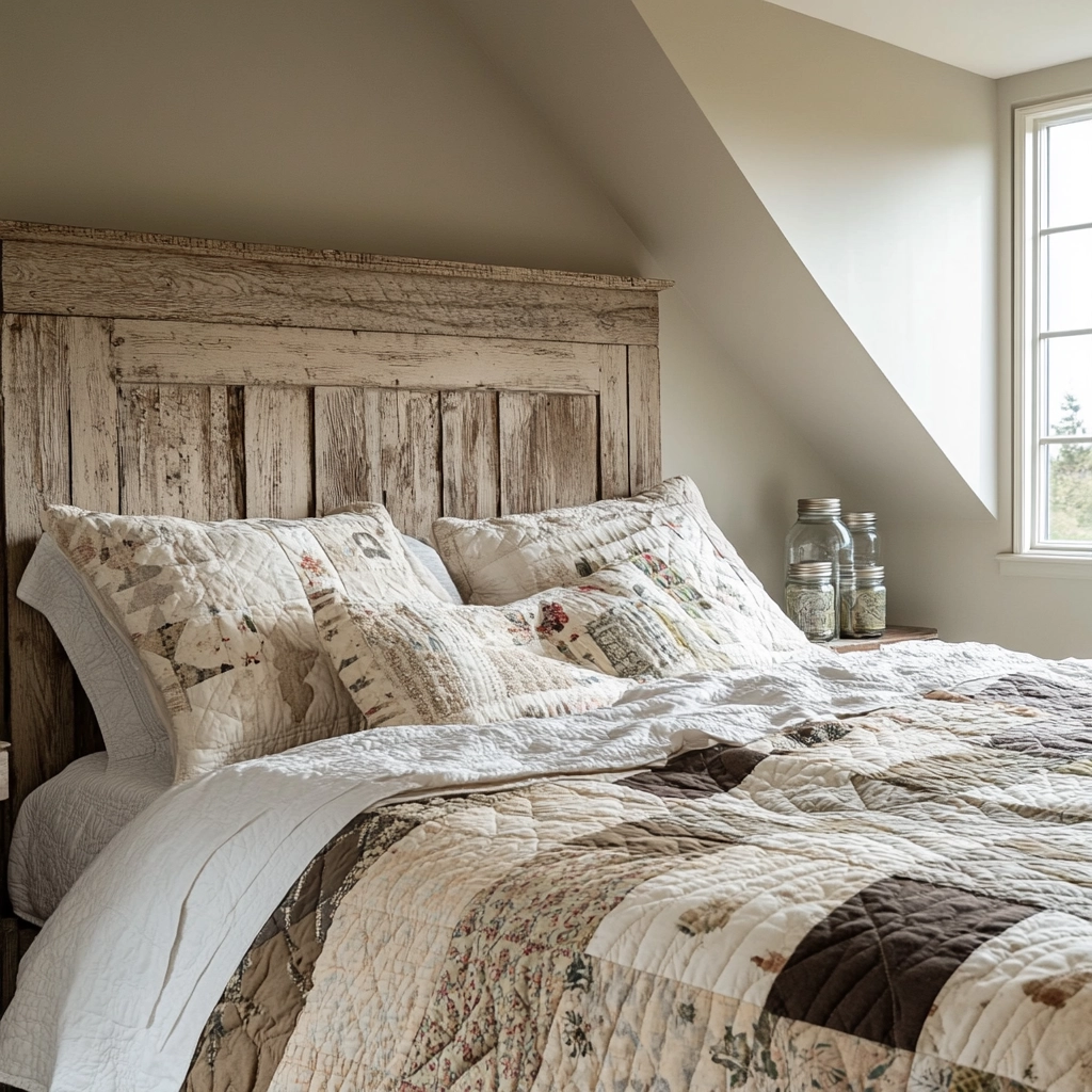 beige farmhouse bedroom 31
