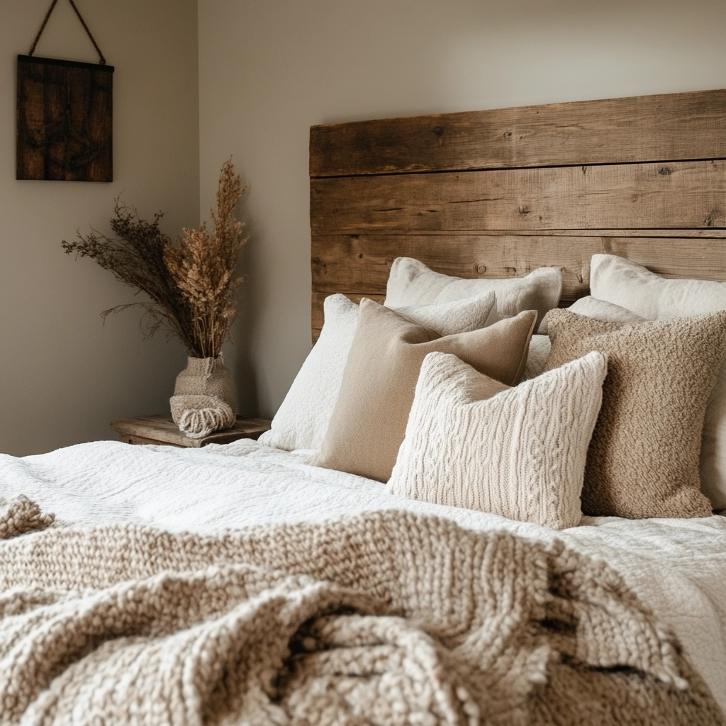 beige farmhouse bedroom 64