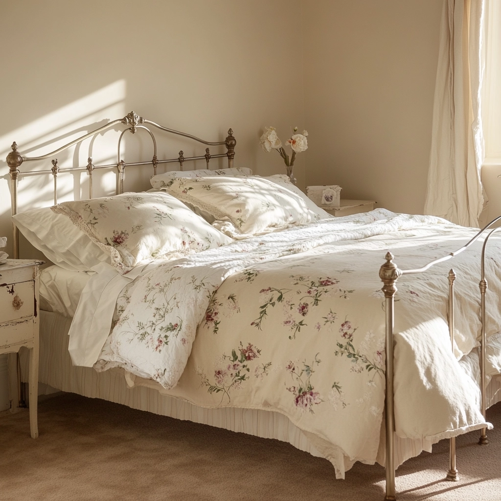 beige farmhouse bedroom 71