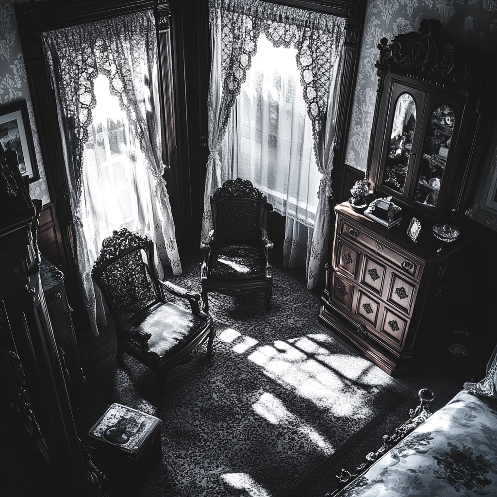 black and white farmhouse bedroom 17