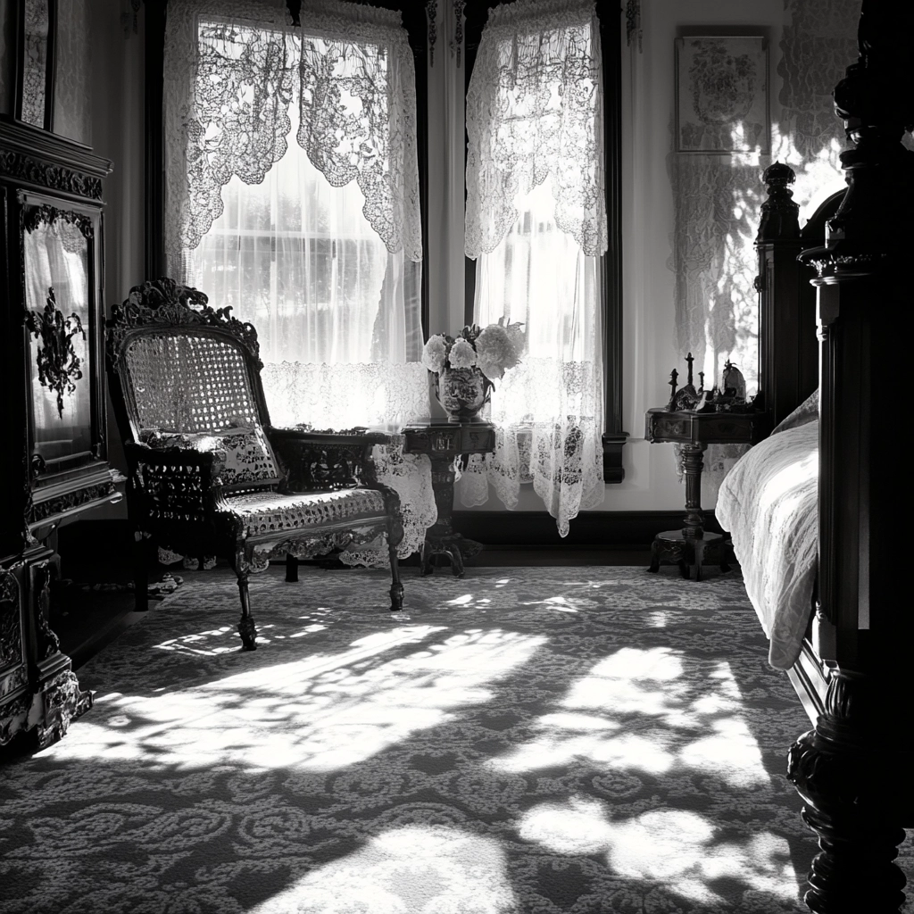 black and white farmhouse bedroom 20