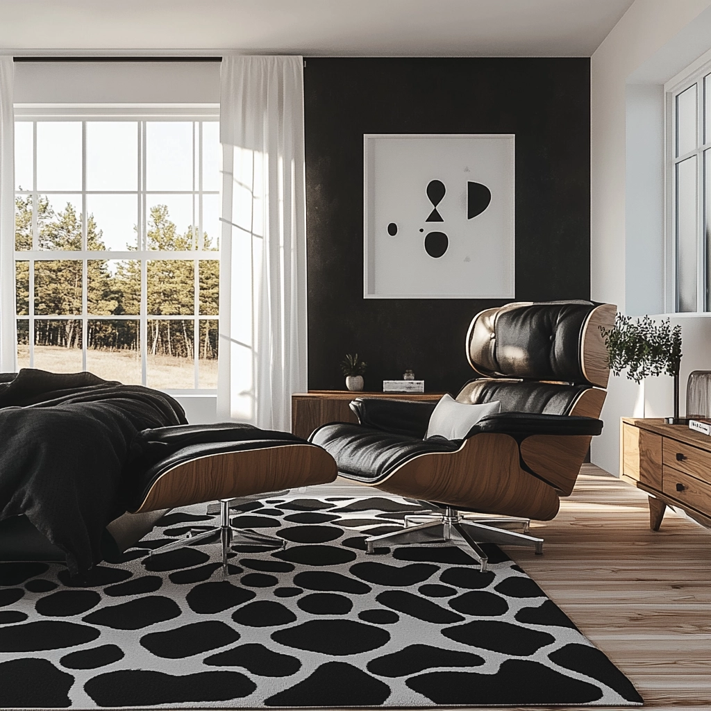 black and white farmhouse bedroom 29