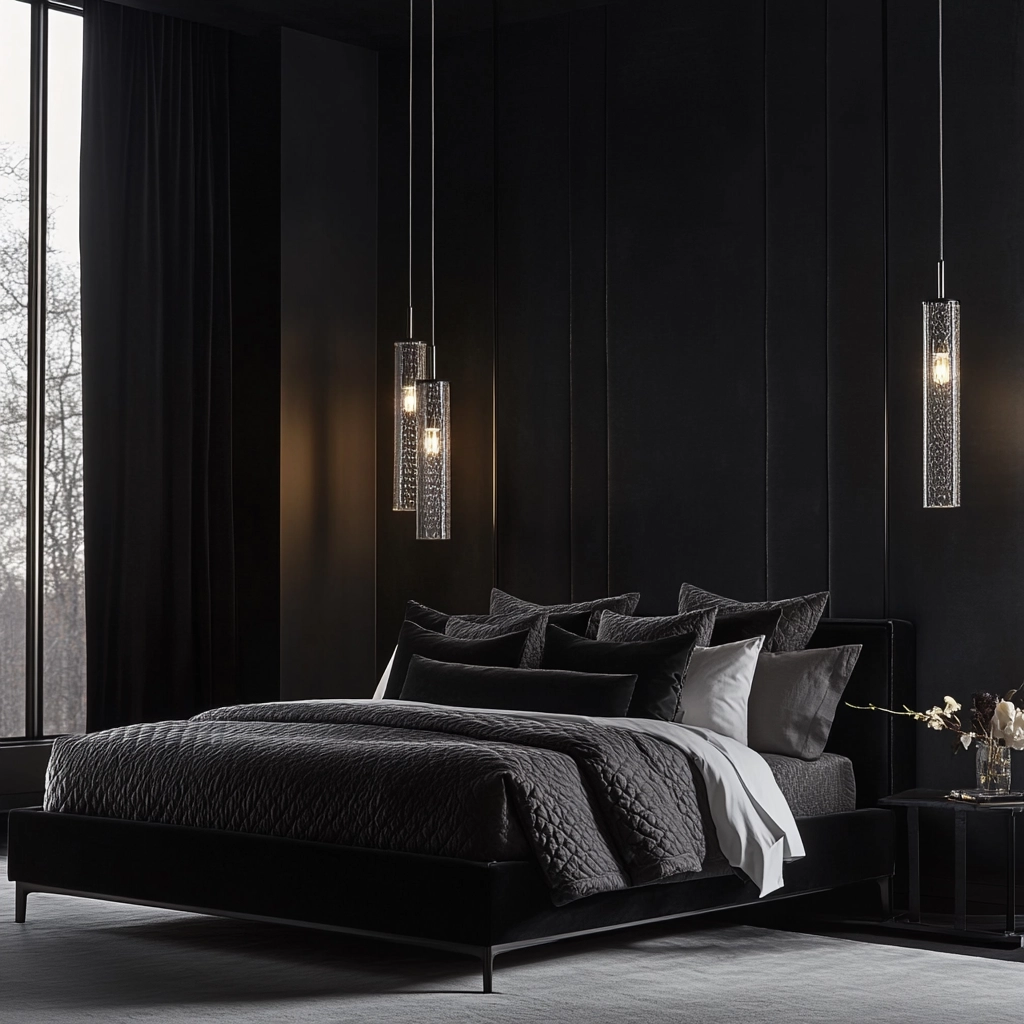 black farmhouse bedroom 5