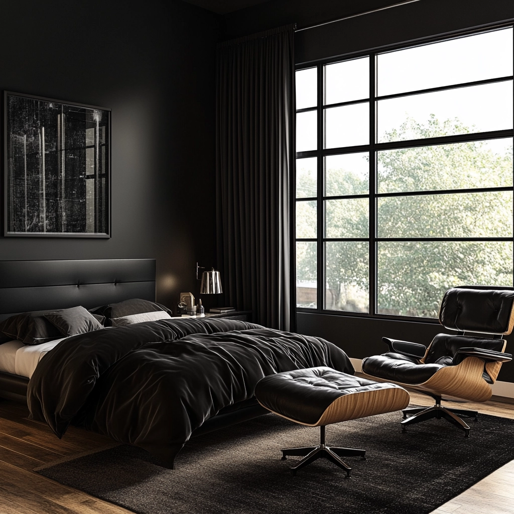 black farmhouse bedroom 61