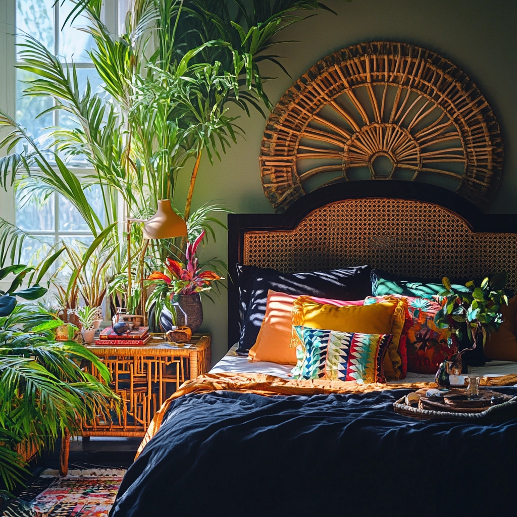 black farmhouse bedroom 66