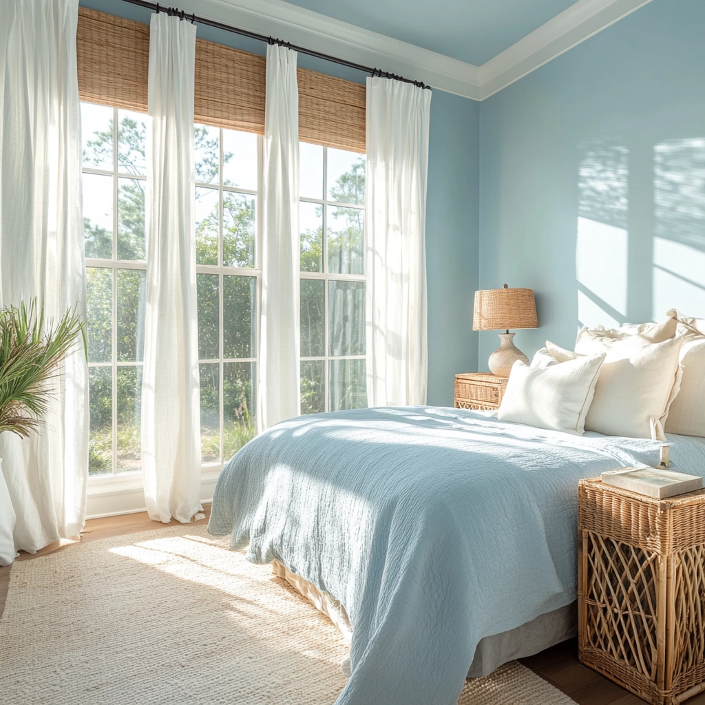 blue farmhouse bedroom 11