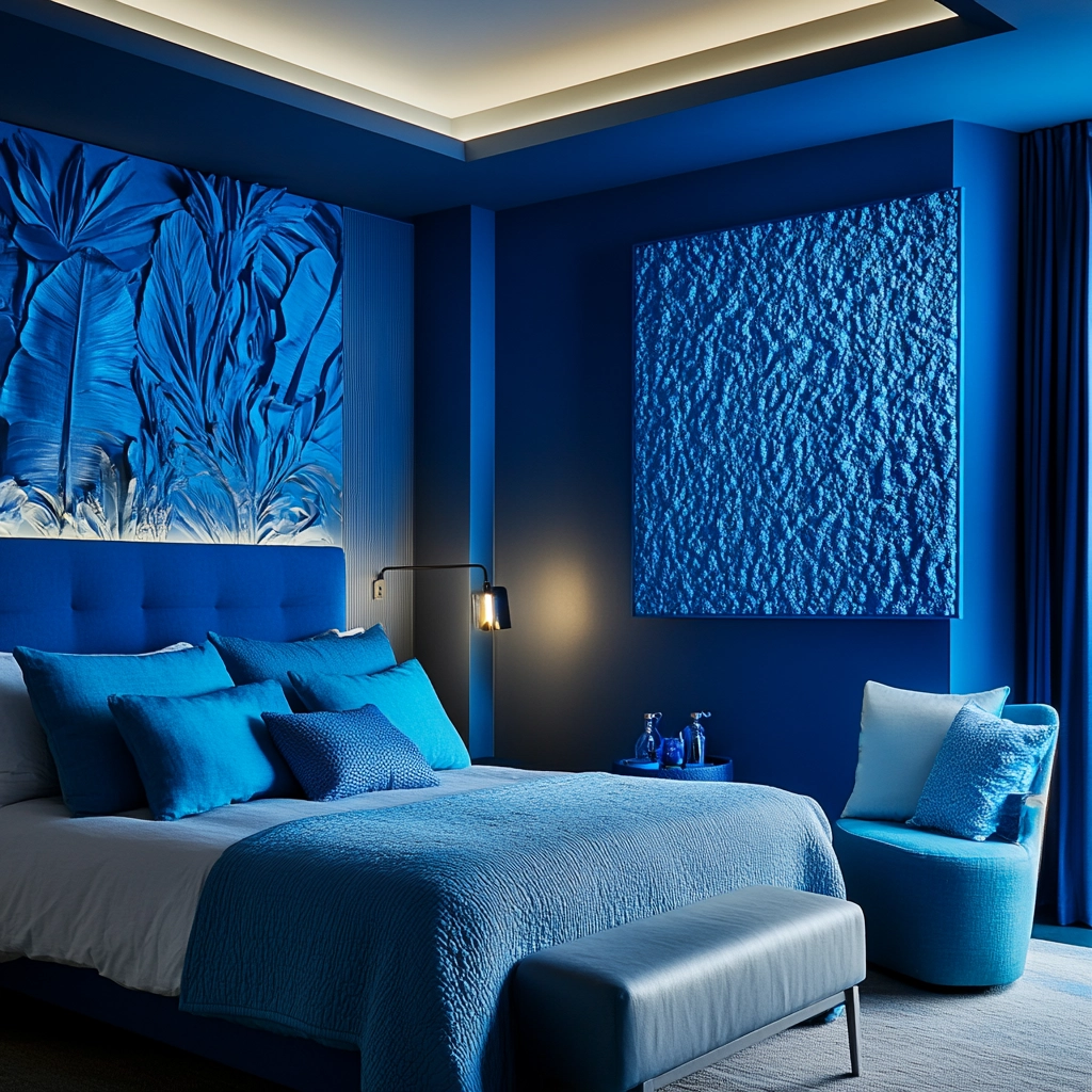 blue farmhouse bedroom 16