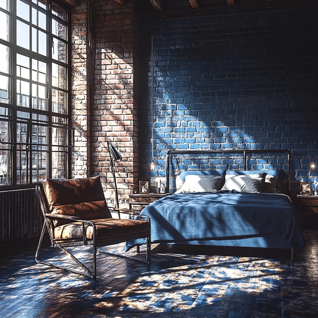 blue farmhouse bedroom 21