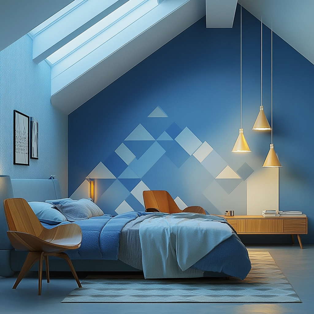 blue farmhouse bedroom 29